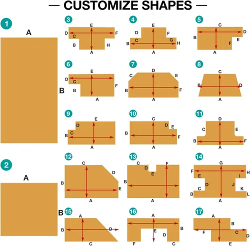 Miniatura 8 de Cojín de banco de tamaño personalizado, 30 colores, cojín de asiento de ventana panorámica, espuma gruesa de tapicería de 1.18 pulgadas, 1.97