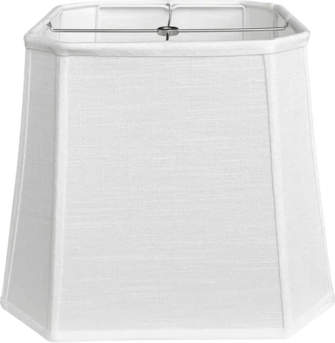 Miniatura 14 de TOOTOO STAR - Pantalla de lámpara de esquina con corte cuadrado, 10x13x10.5 pulgadas, pantalla mediana para lámpara de mesa y de pie, Beige.