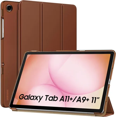Miniatura 52 de MoKo Funda para Galaxy Tab A9+/A9 Plus de 11 pulgadas 2023, Funda Protectora Inteligente Delgada con Soporte y Carcasa Trasera Translúcida de PC