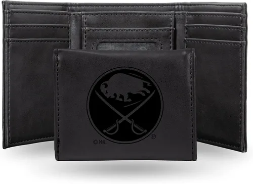 Miniatura 14 de NHL Rico Industries - Billetera triple grabada con láser y tres pliegues, accesorio para hombre