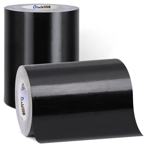 Miniatura 11 de Oleitodh Pack de 16 Cintas de Cinta Adhesiva Plateada Resistente 2 Pulgadas x 27.4 Metros, Cinta de Conducto Impermeable, Fuerte Sin Residues