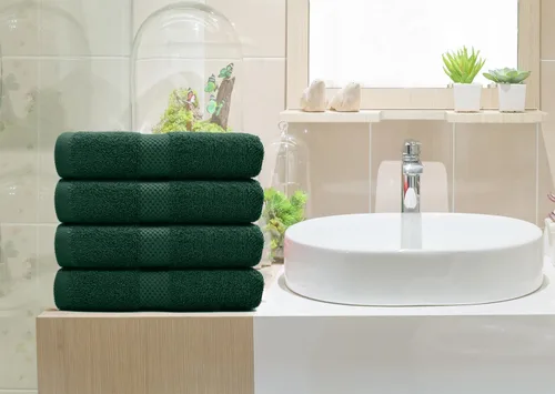 Miniatura 8 de DAN RIVER Paquete de 6 toallas de mano premium (16x28 pulgadas) - 100% algodón, toallas ultra suaves, ligeras, altamente absorbentes para baño, spa