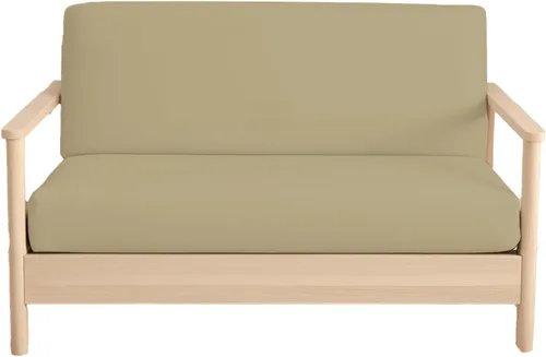 Miniatura 34 de Fundas para futón sin brazos tamaño individual, fundas de futón 100% algodón egipcio, funda de sofá con cremallera, protector de sofá cama, funda