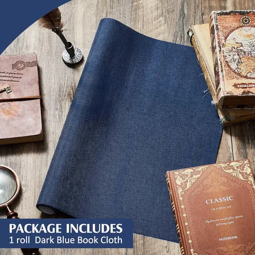 Miniatura 3 de PerKoop Paño para encuadernación de libros, 40 x 16 pulgadas, superficie de tela, con respaldo de papel, archivo, europeo, duradero, fuerte
