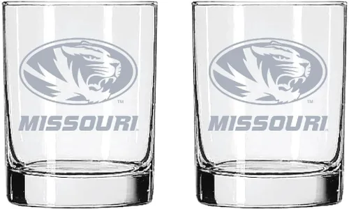 Miniatura 23 de Texas A&M Aggies - Juego de 2 vasos (2 caras), acabado satinado, roca (o whisky)