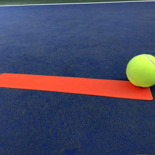 Miniatura 6 de Juego de marcadores Court Line Crea tu propia cancha de tenis de pickleball Rojo-Amarillo