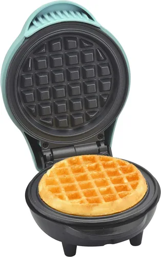 Miniatura 3 de Kitchen Selectives Mini waflera de Select Brands - Plancha clásica para gofres para gofres tradicionales, salados o de postre, cuenta