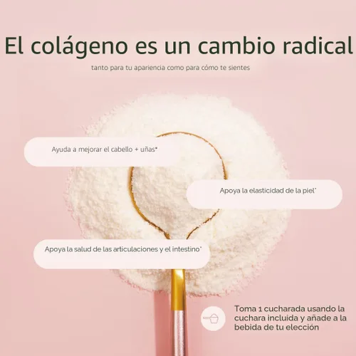 Miniatura 4 de Alaya - Polvo de colágeno múltiple - Suplemento de proteína en polvo de péptidos de colágeno hidrolizados tipo I, II, III, V, X, con MSM + GC