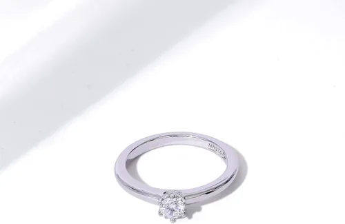 Miniatura 8 de Tienda Collection Sterling Silver Solitaire Ring set with Round Infinite Elements Cubic Zirconia