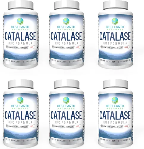 Miniatura 14 de Best Earth Naturals Catalase Formula Starter Set con 60 Cápsulas de Catalase 10,000 Champú 8 onzas y acondicionador 8 onzas