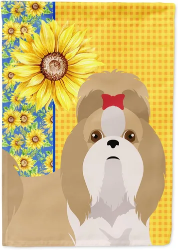 Miniatura 78 de Caroline's Treasures WDK5331CHF - Bandera de verano con diseño de girasoles rojos y blancos, manga grande, para porche, para colgar en la pared