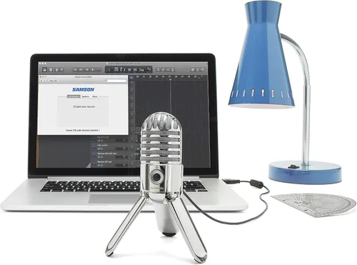 Miniatura 5 de Micrófono de condensador USB Samson Meteor para podcasting, grabación de podcast, escritorio