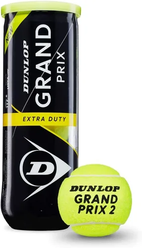 Miniatura 2 de DUNLOP Grand Prix - Pelotas de tenis para cancha dura extra resistente, 3 latas de pelotas (12 latas = 1/2 caja)