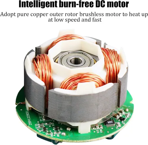 Miniatura 7 de Ventilador de conducto en línea ABS de 12 V 1.969 in Ventilador de tubo de flujo de mezcla pequeño de 2 pulgadas Ventilador de ventilación de 6W