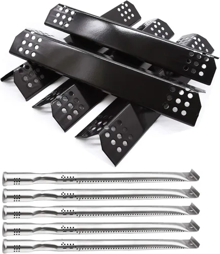 Miniatura 9 de Piezas de repuesto para Nexgrill 720-0925P 720-0925 720-0882A 720-0896 720-0896B 720-0896E, paquete de 4 tubos de quemador y domadores de llama