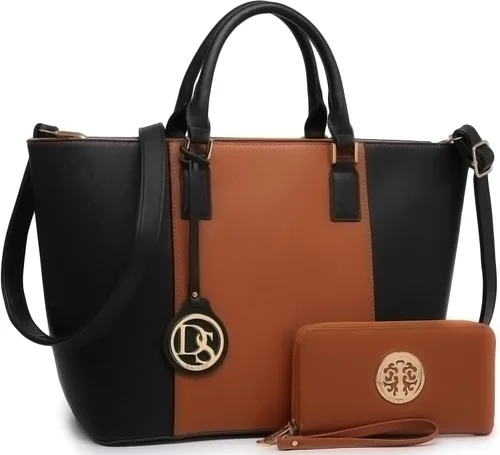 Miniatura 55 de Dasein Satchel Purse Handbag for Women Large Shoulder Work Tote Bag With Matching Wallet