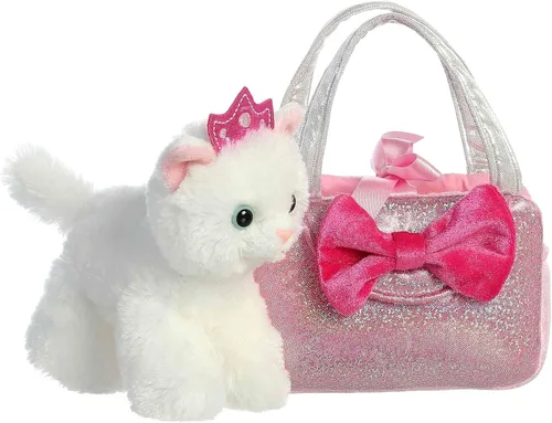 Miniatura 5 de Aurora Fashion Fancy Pals Trendy Sparkle Pink - Peluche con elegante bolso para divertirse con disfraz, perfecto para niños de 3 años, disfraces