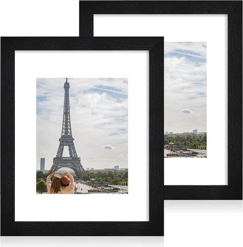 Miniatura 11 de Hongkee - Juego de 2 marcos de fotos, HK042515-MD5.5X8.5-BK(2PK)
