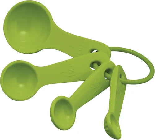 Miniatura 7 de UP ware - Juego de 4 cucharas medidoras de melamina líquida y seca multiusos para el hogar, herramientas esenciales para cocinar y hornear, cucharas