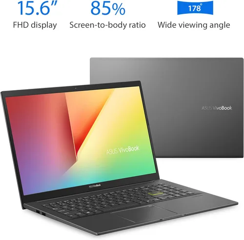 Miniatura 2 de ASUS VivoBook 15 S513 - Portátil delgado y ligero, pantalla FHD de 15.6 pulgadas, procesador AMD Ryzen 5 5500U, gráficos Radeon, 8 GB DDR4 RAM, 512