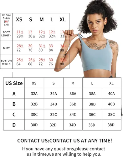 Miniatura 6 de RUNNING GIRL - Brasier deportivo con tirantes delgados para mujer brasier de yoga con soporte medio copas extraíbles y espalda cruzada