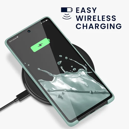 Miniatura 467 de kwmobile Funda Compatible con Google Pixel 6 Pro - Funda de teléfono de silicona TPU con acabado suave - Azul Arrecife