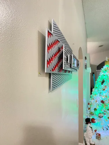 Miniatura 6 de Rocket Reloj de pared digital 3D "Colección de diseño especial de reloj de pared 2023