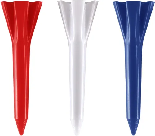 Miniatura 10 de Izzo Plastic Golf Tees (100 Pack)