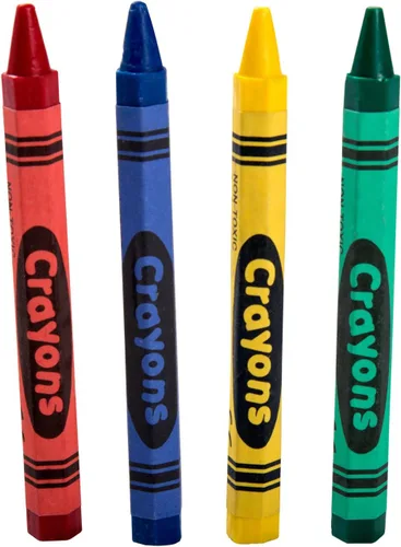 Miniatura 3 de AmerCare Royal - Crayones de panal no tóxicos para niños, 4 colores en caja individual, colores surtidos para restaurantes familiares, aulas