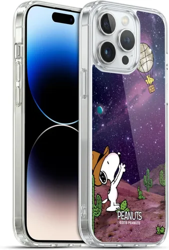 Miniatura 167 de Head Case Designs Funda de gel con licencia oficial de Peanuts Nebula Cactus Needles Snoopy Space Cowboy [protección de grado militar] compatible