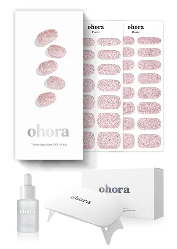 Miniatura 13 de ohora Tiras de Uñas de Gel Semi-Curadas Juego de Valor (N Bare Plum Starter Kit) Incluye Lámpara de Tamaño Completo y Mini Removedor, Calidad