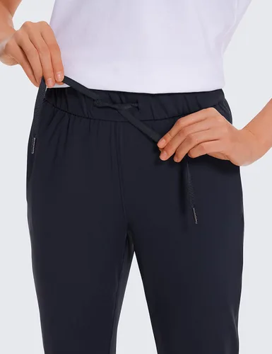 Miniatura 4 de CRZ YOGA - Pantalones deportivos con elasticidad en 4 direcciones para mujer, pantalones 78 de vestir para el trabajo, con bolsillos, para hacer