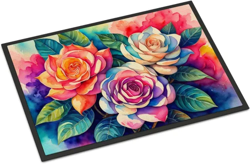 Miniatura 9 de Caroline's Treasures DAC1455MAT - Felpudo de la reina de la noche con diseño de cactus en color de 18 x 27 pulgadas, tapete para puerta delantera