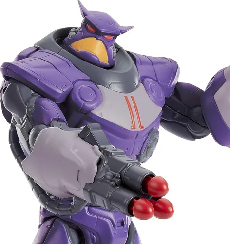 Miniatura 3 de Mattel Figura de acción Lightyear de Disney y Pixar, personaje de Zurg coleccionable con 13 articulaciones móviles y detalles auténticos, 10 pulgadas