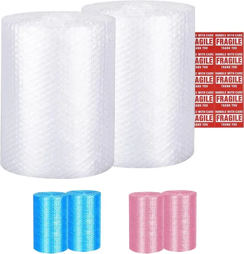 Miniatura 6 de Yens Rollos de amortiguación de burbujas, materiales de embalaje, burbuja de aire de 3/16 pulgadas, 72 pies, 12 pulgadas de ancho perforado cada 12