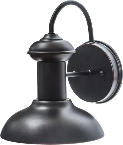 Globe Electric Lunes, 1 lámpara de pared para exteriores e interiores, aplique de pared, 40190, 60.0watts, 110.0 volts