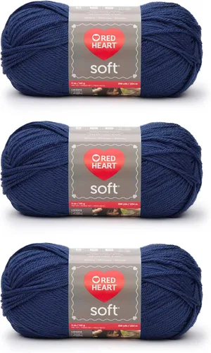 Miniatura 10 de RED HEART Hilo suave, negro