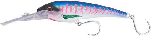 Miniatura 12 de Nomad Design DTX Minnow con sistema patentado Autotune - Acción de natación de pez cebo envejecido, BKK Diablo Caballa Rosa Caliente