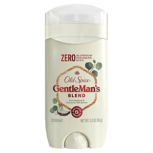 Old Spice GentleMan's Blend Desodorante Eucalipto con aceite de coco, sin aluminio, 3.0 oz