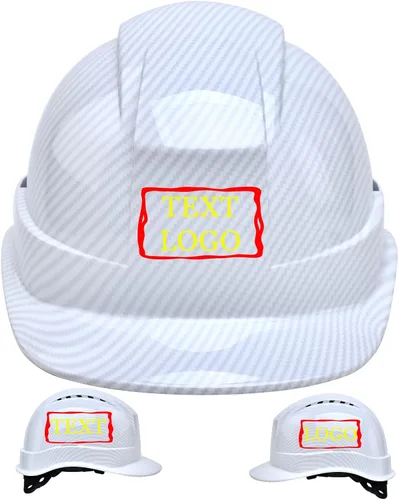Miniatura 34 de Casco de seguridad personalizado para construcción Casco de trabajo de seguridad con suspensión de trinquete ajustable de ala completa con carcasa