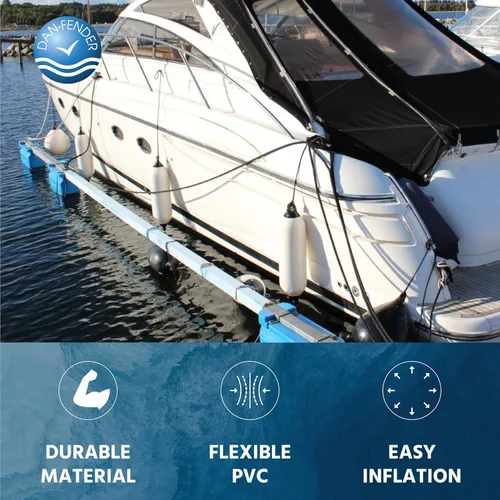Miniatura 3 de Dan-Fender Guardabarros de barco resistente – Parachoques para barcos – Fuerte y flexible para todo tipo de clima, accesorio de barco