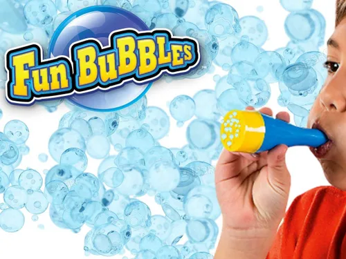 Miniatura 6 de JA-RU Mini soplador de burbujas de mano con solución de burbujas no tóxicas Burbujas táctiles para niños Juguete antiestrés para aliviar