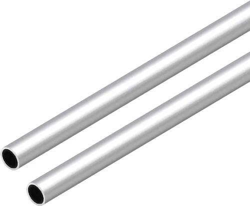 Miniatura 7 de Tubo redondo de aluminio 6063, 0.63 pulgadas de diámetro exterior de 0.039 in de grosor de pared de 11.811 in de longitud, tubo recto de metal sin