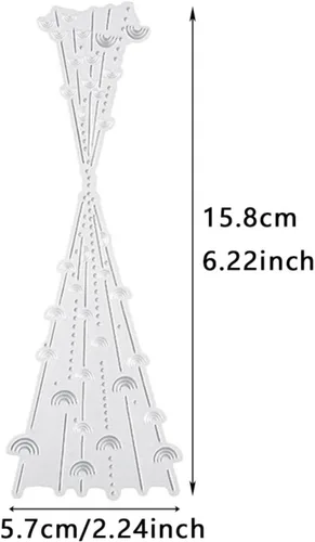 Miniatura 2 de Troqueles de metal con diseño de pata de gato para hacer tarjetas, plantillas de corte para álbumes de recortes, álbum de fotos, plantilla de 08