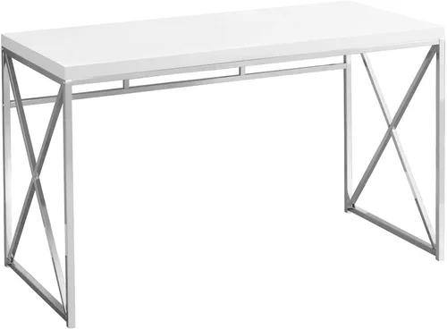 Miniatura 9 de Monarch Specialties, Madera Metal, gris Aspecto de madera recuperada gris/metal negro