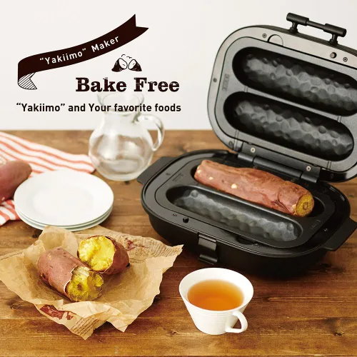 Miniatura 2 de DOSHISHA Fabricante de batata al horno (plato caliente) "SOLUNA" WFS-100-BK (Negro)【Productos genuinos nacionales de Japón】