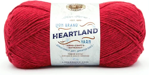 Miniatura 63 de Lion Brand Yarn Heartland Yarn - Hilo multicolor para tejer, tejer y tejer, paquete de 3, color congaree