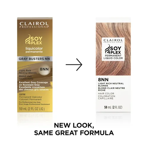 Miniatura 3 de Clairol Professional Permanent Liquicolor for Light Blonde Hair Color with 100% Gray Coverage Packaging May Vary 8nn Rubio neutro claro