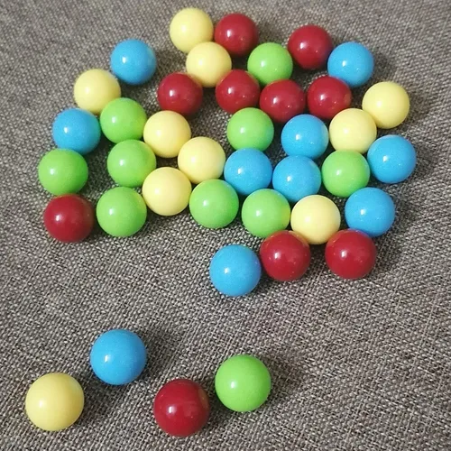 Miniatura 6 de Juego de 48 bolas de repuesto para canicas compatibles con hipopótamos hambrientos hambrientos (4 colores)