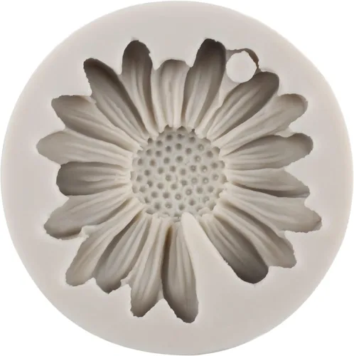 Miniatura 6 de Sijiangmold Molde de silicona de flor de crisantemo, moldes de fondant de margaritas para decoración de pasteles, decoración de cupcakes, caramelo
